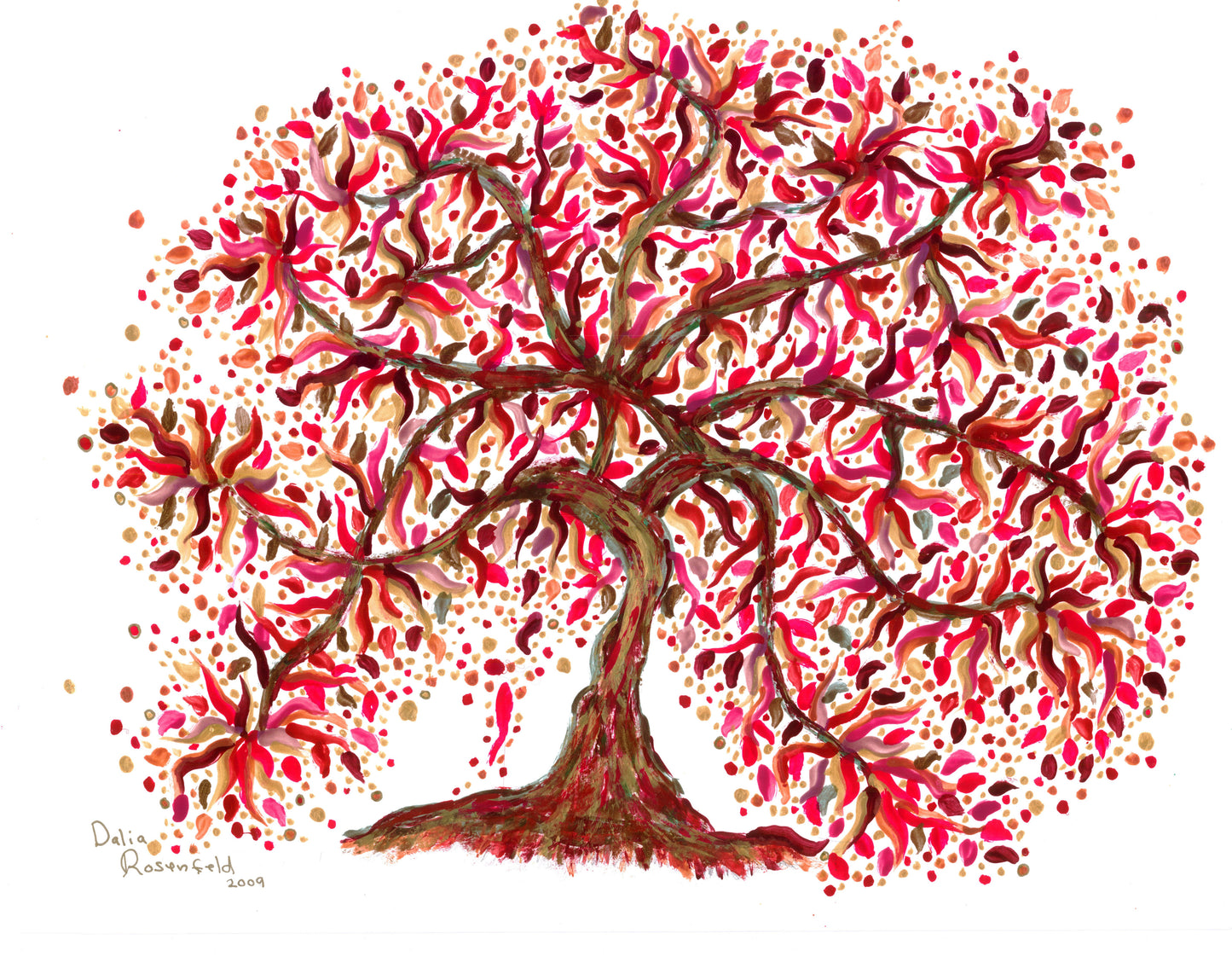 Passion Tree | High-resolution Digital Print | Dalia Rosenfeld | Tiberias, Israel | 11" x 14"